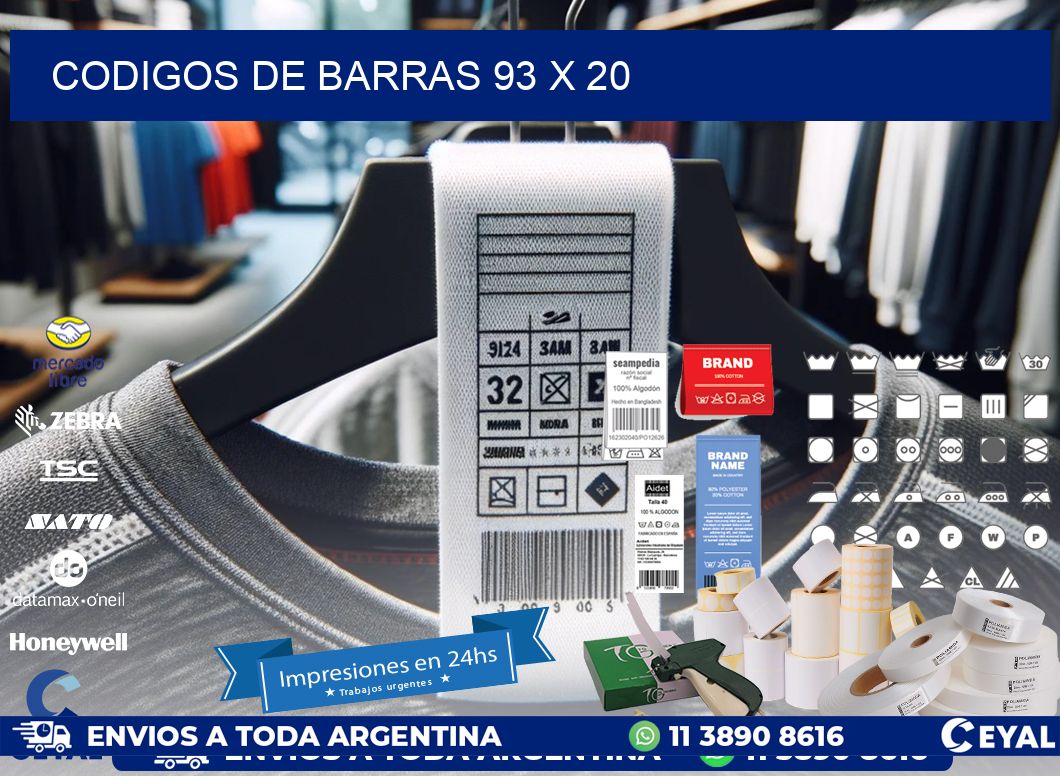 codigos de barras 93 x 20