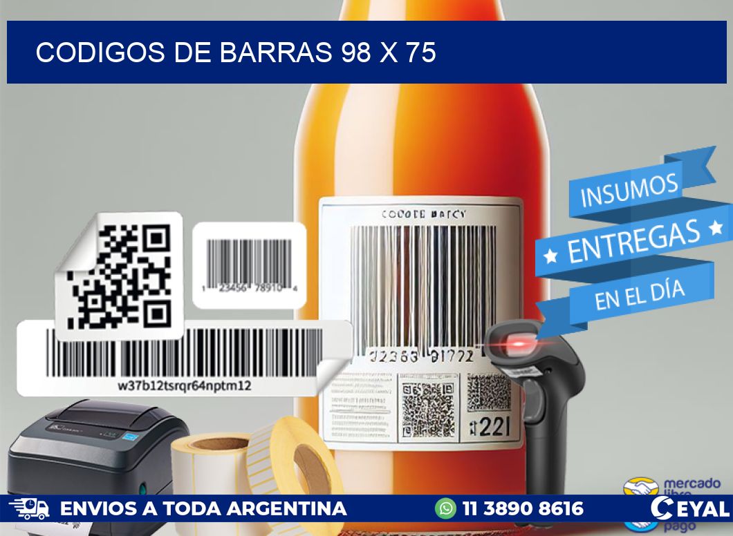 codigos de barras 98 x 75