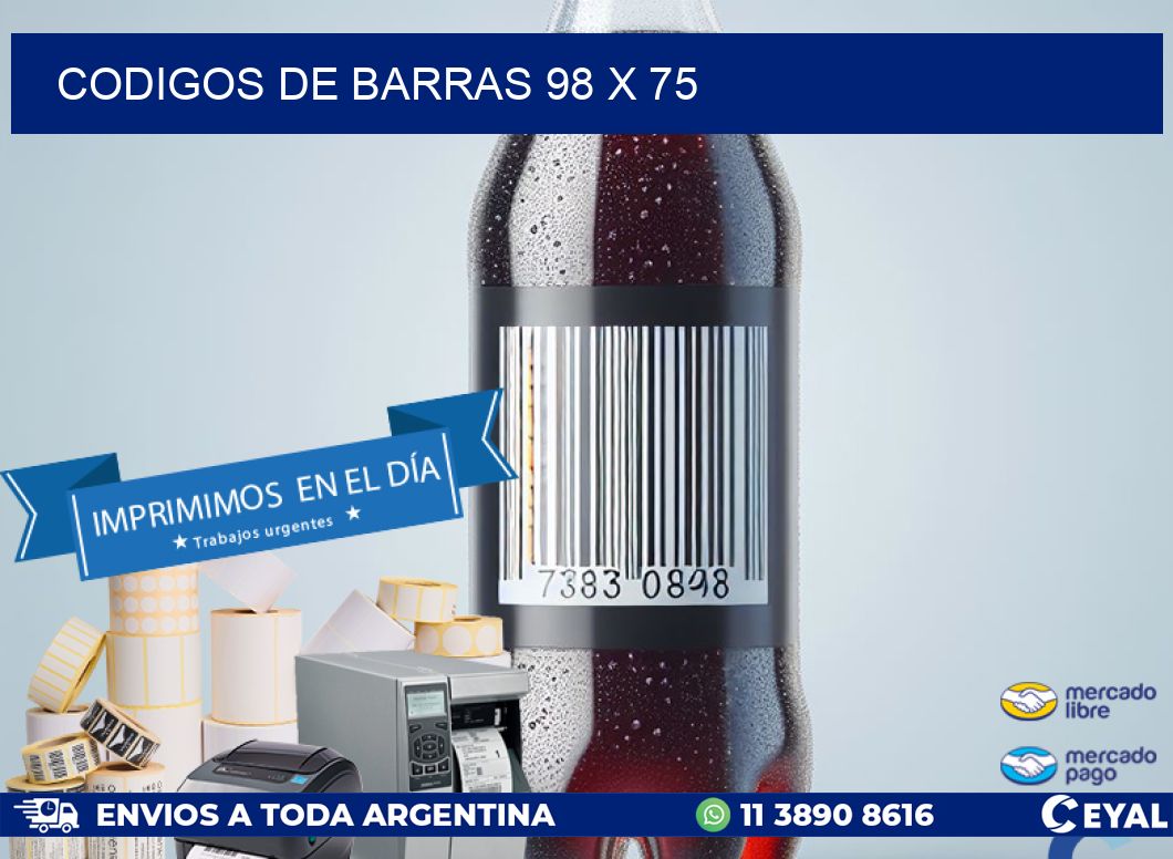 codigos de barras 98 x 75