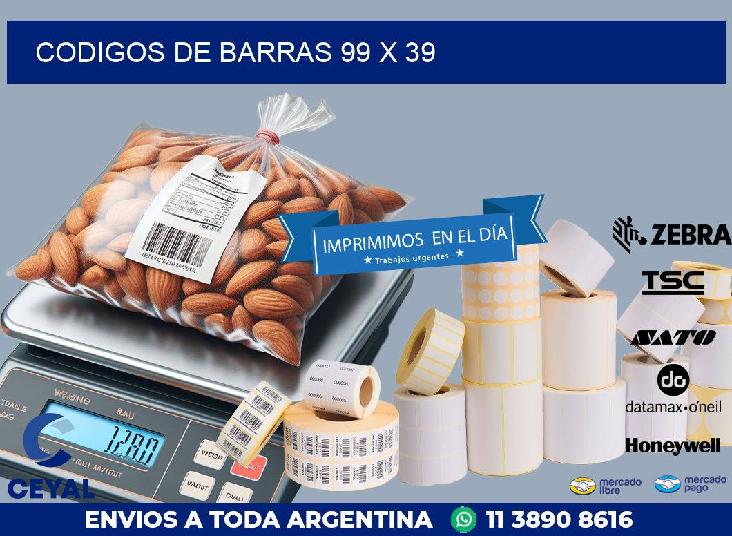 codigos de barras 99 x 39