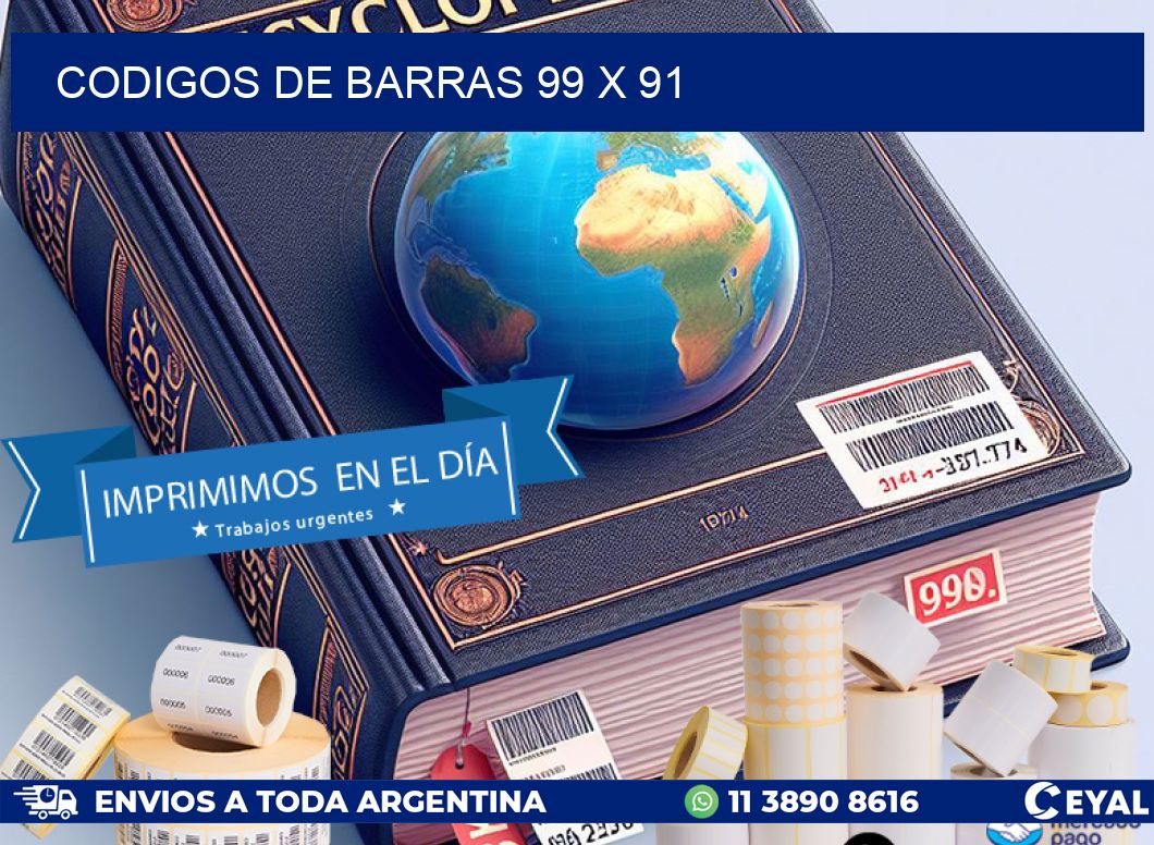 codigos de barras 99 x 91
