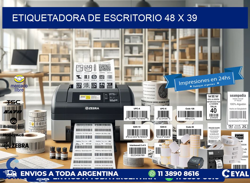 etiquetadora de escritorio 48 x 39