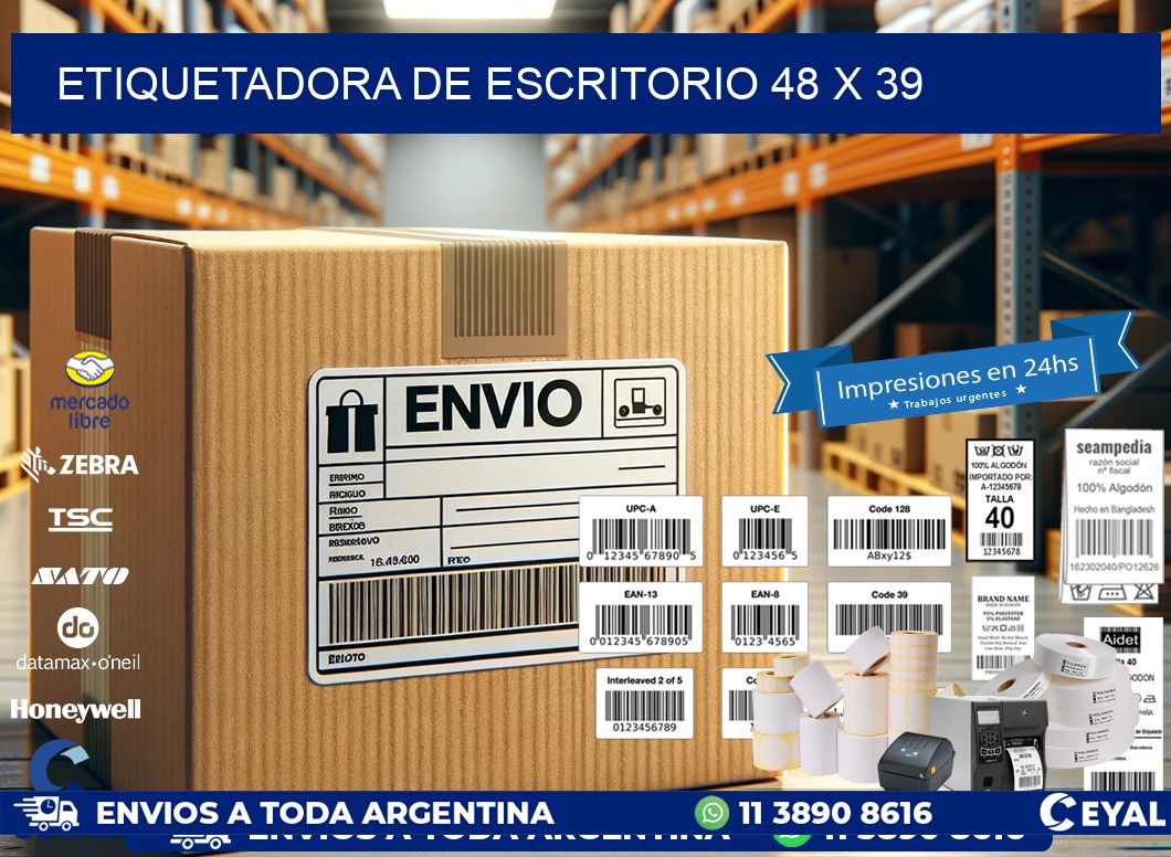 etiquetadora de escritorio 48 x 39