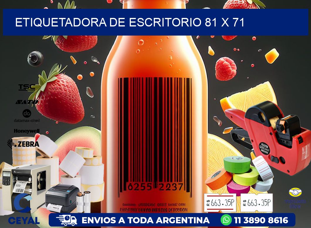 etiquetadora de escritorio 81 x 71