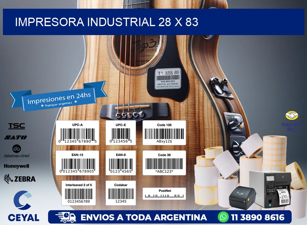 impresora industrial 28 x 83