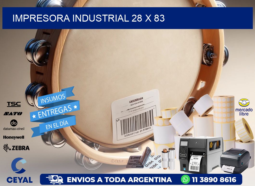 impresora industrial 28 x 83