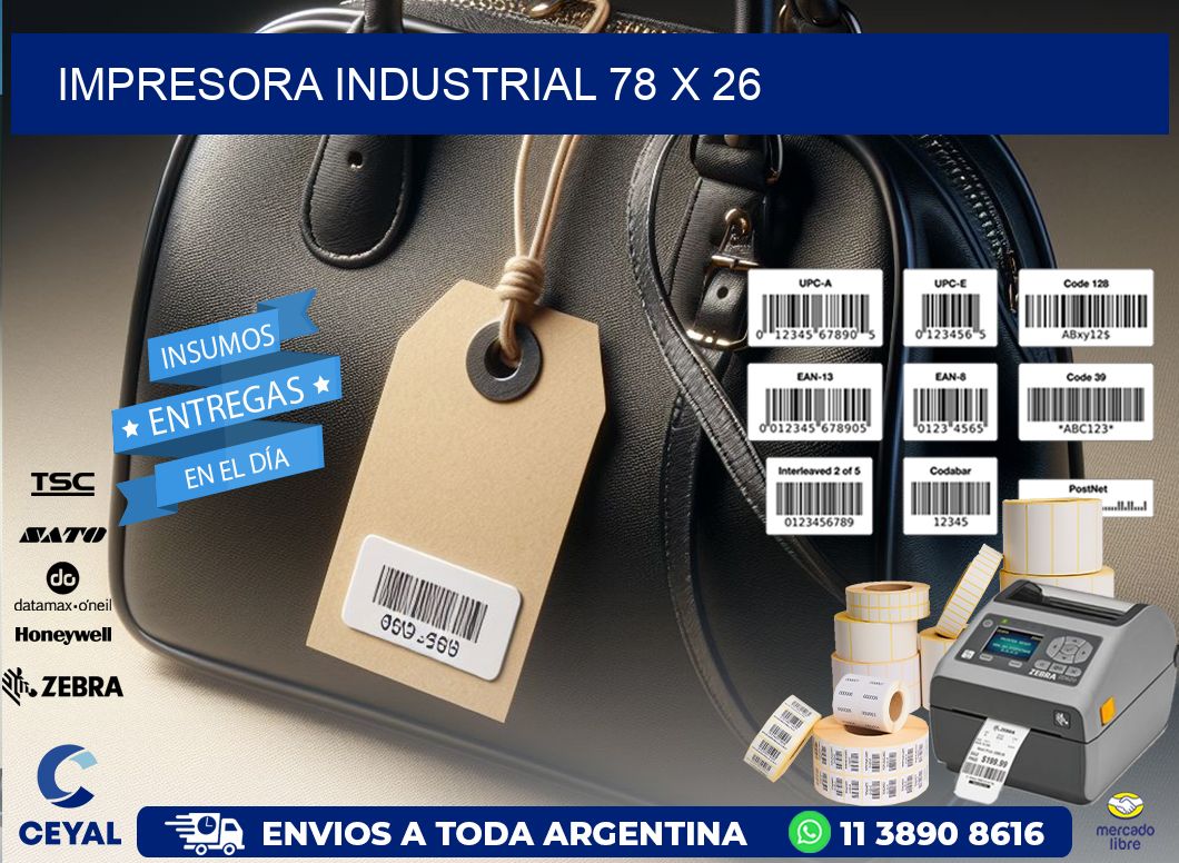 impresora industrial 78 x 26