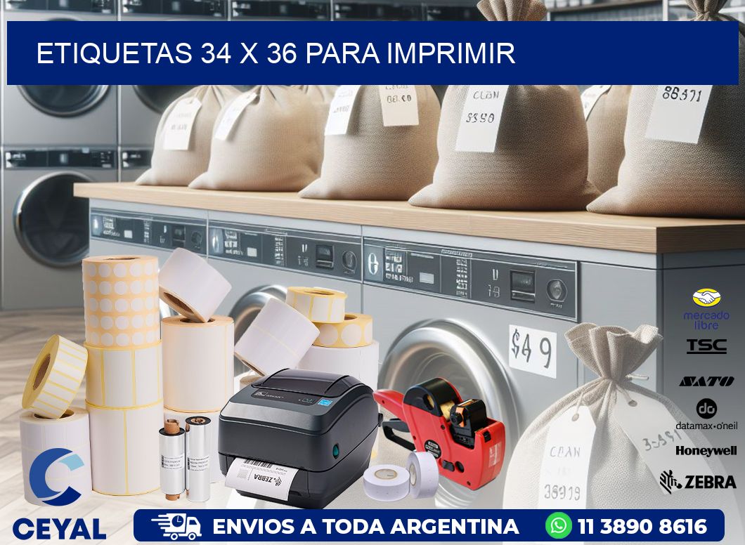 ETIQUETAS 34 x 36 PARA IMPRIMIR