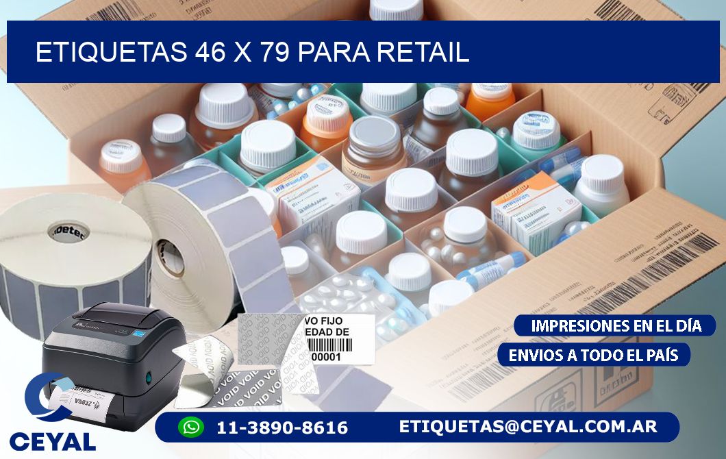 ETIQUETAS 46 x 79 PARA RETAIL