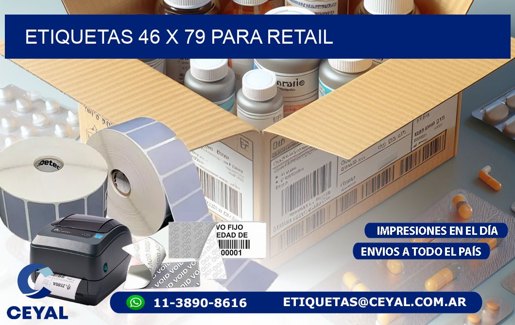 ETIQUETAS 46 x 79 PARA RETAIL