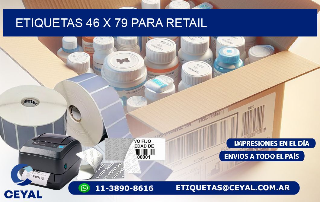 ETIQUETAS 46 x 79 PARA RETAIL