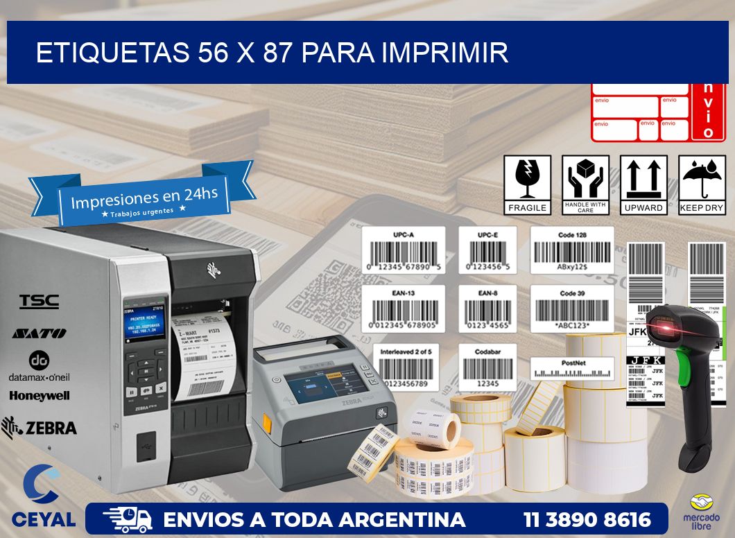 ETIQUETAS 56 x 87 PARA IMPRIMIR