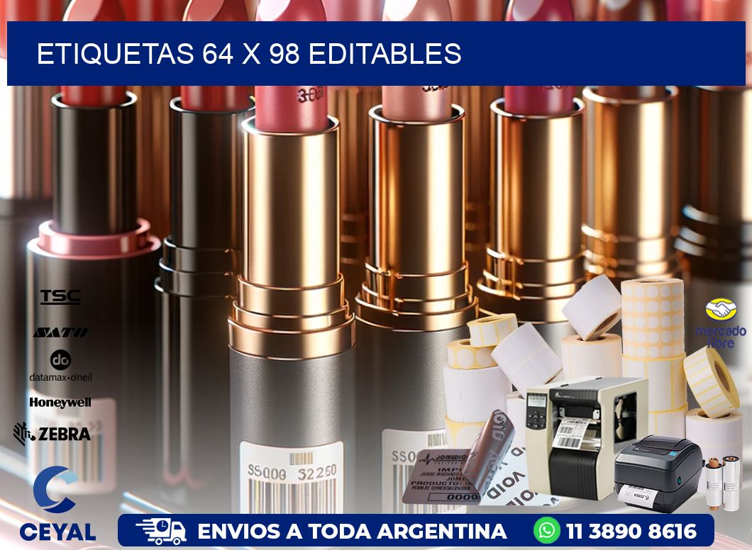 ETIQUETAS 64 x 98 EDITABLES