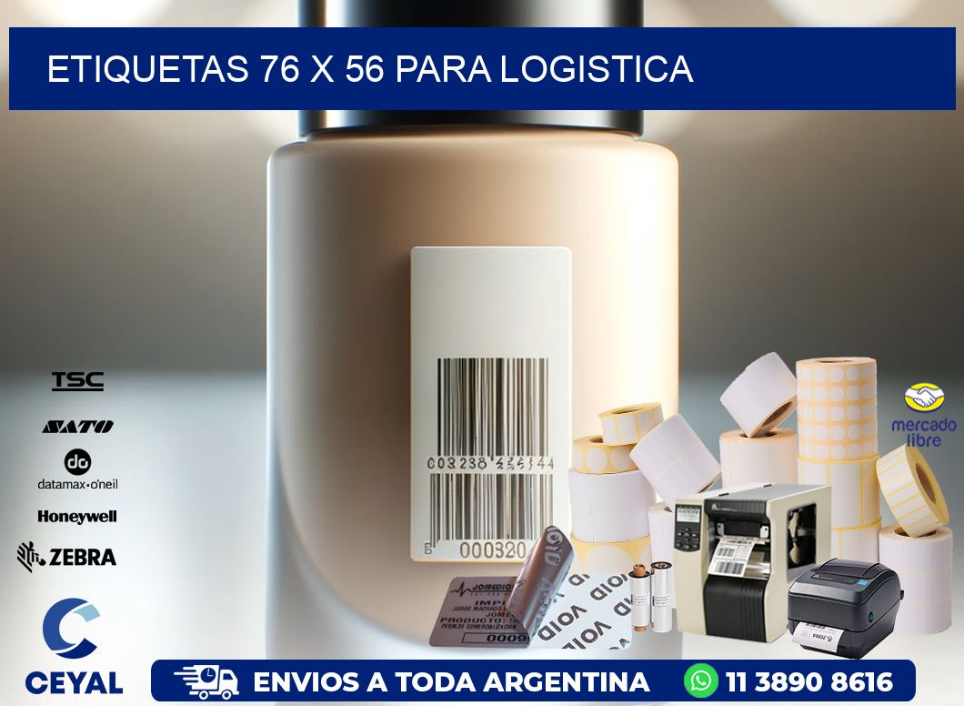 ETIQUETAS 76 x 56 PARA LOGISTICA