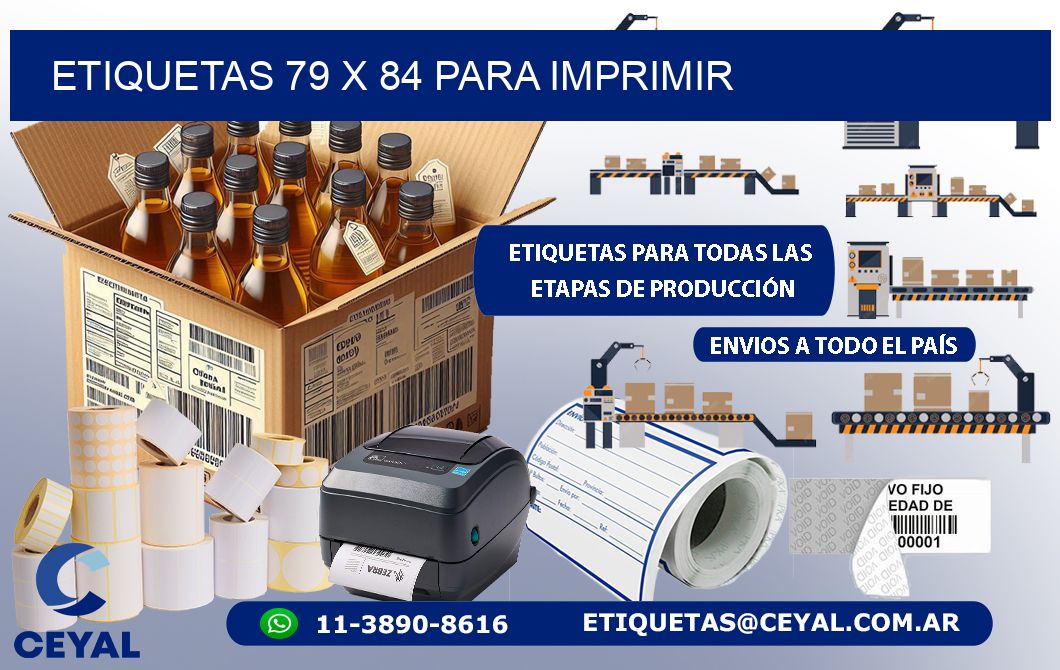 ETIQUETAS 79 x 84 PARA IMPRIMIR