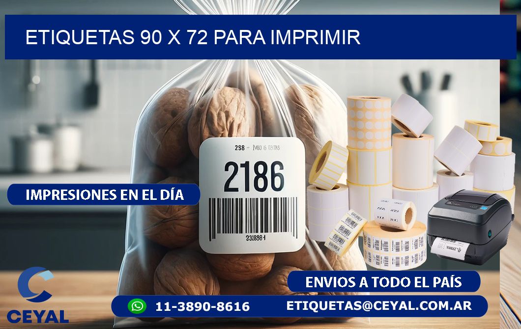 ETIQUETAS 90 x 72 PARA IMPRIMIR