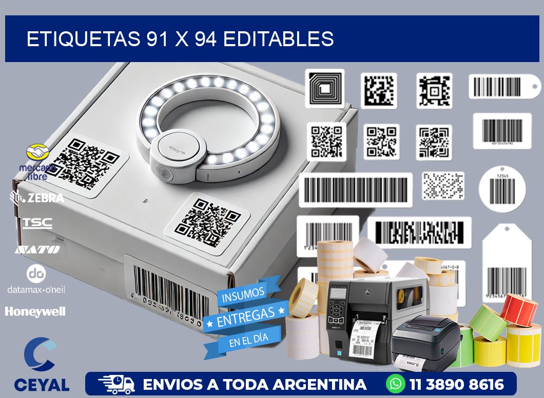 ETIQUETAS 91 x 94 EDITABLES