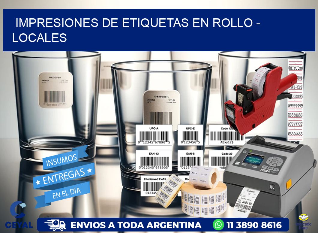 IMPRESIONES DE ETIQUETAS EN ROLLO - locales