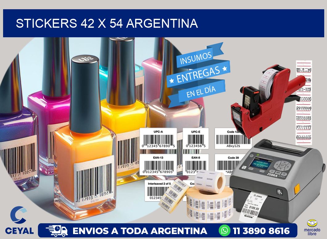 STICKERS 42 x 54 ARGENTINA