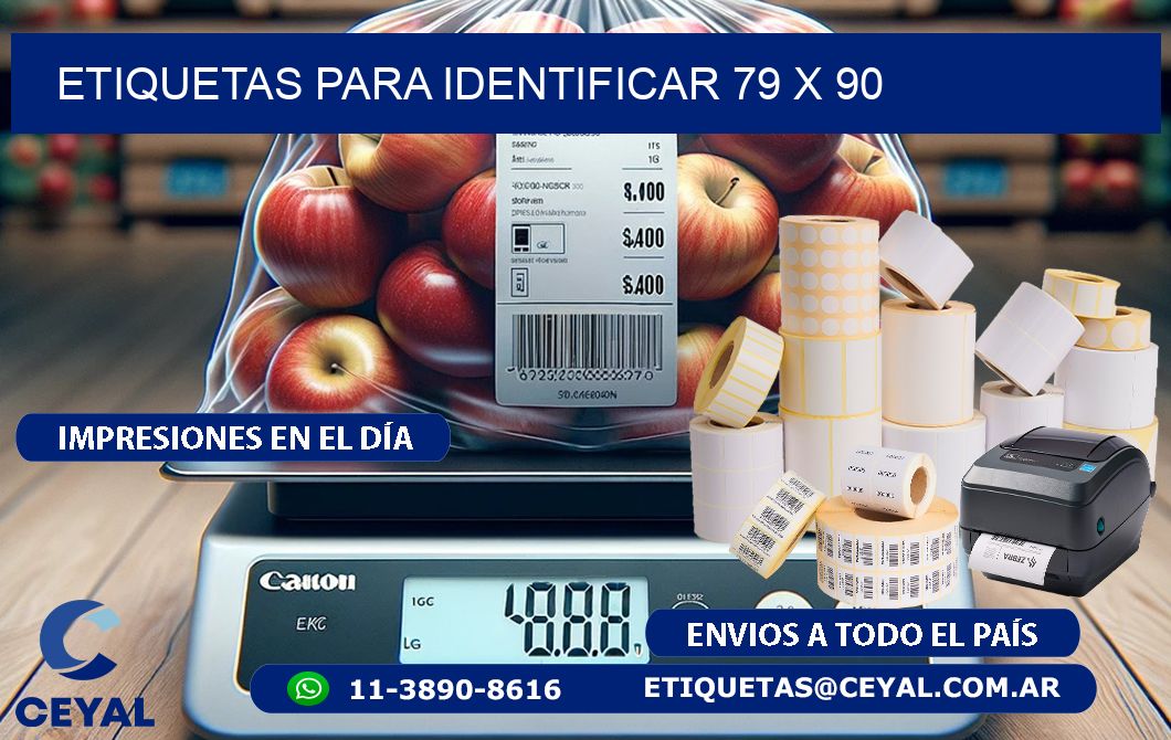 etiquetas para identificar 79 x 90