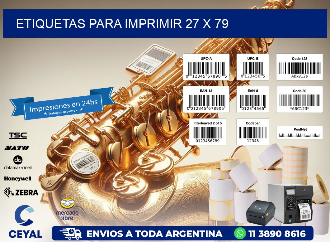etiquetas para imprimir 27 x 79