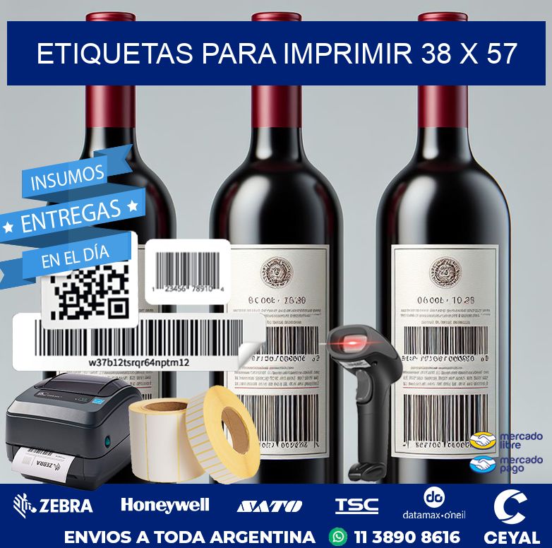 etiquetas para imprimir 38 x 57
