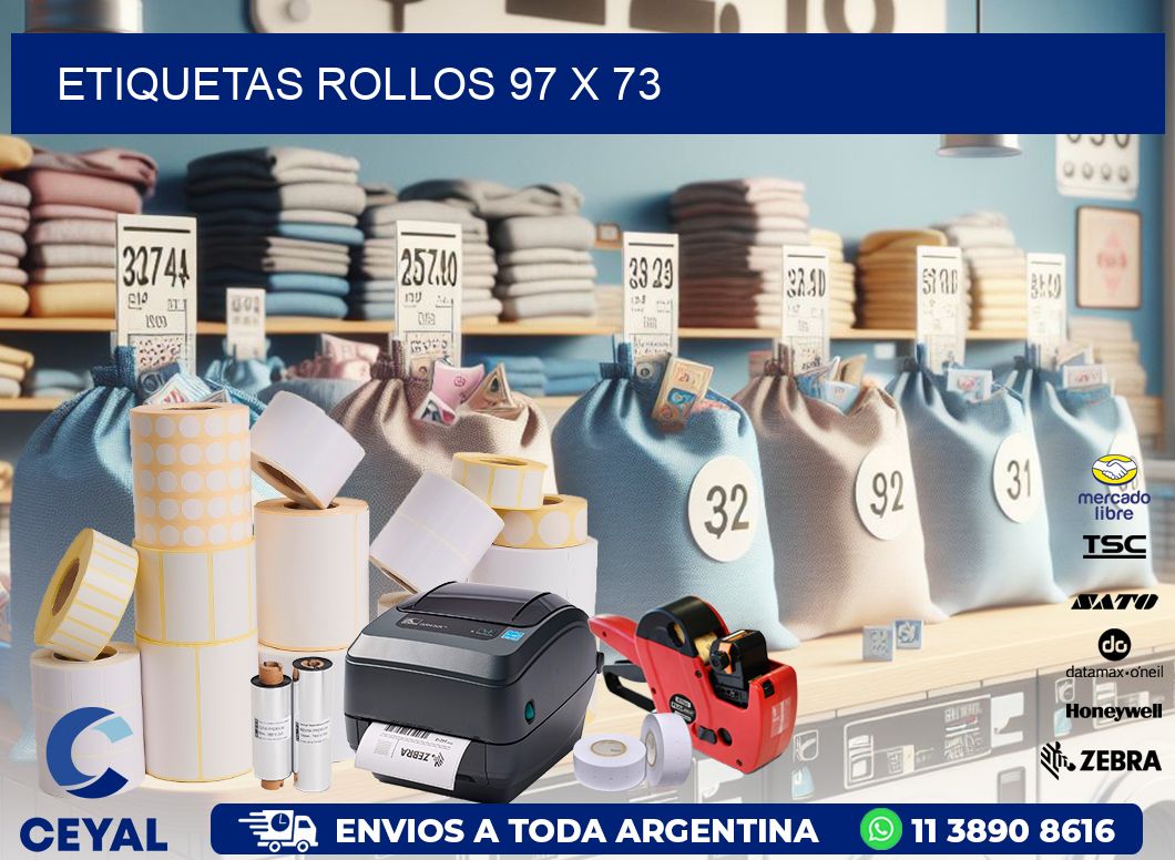 etiquetas rollos 97 x 73