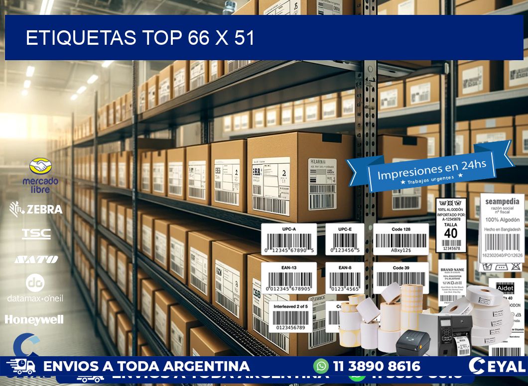 etiquetas top 66 x 51