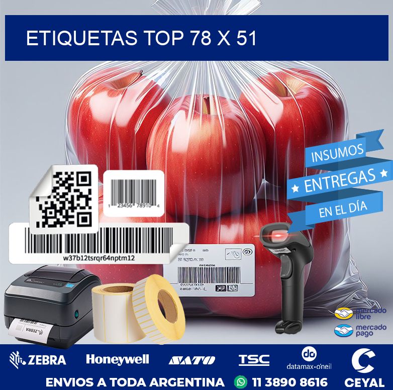 etiquetas top 78 x 51