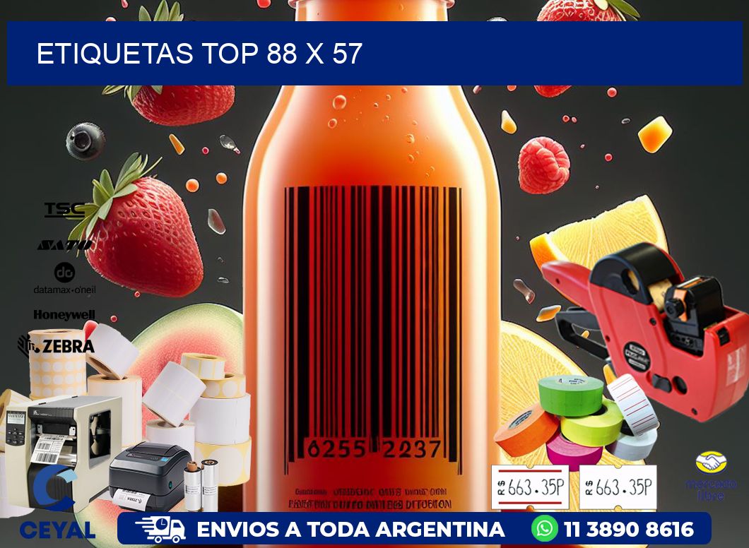 etiquetas top 88 x 57