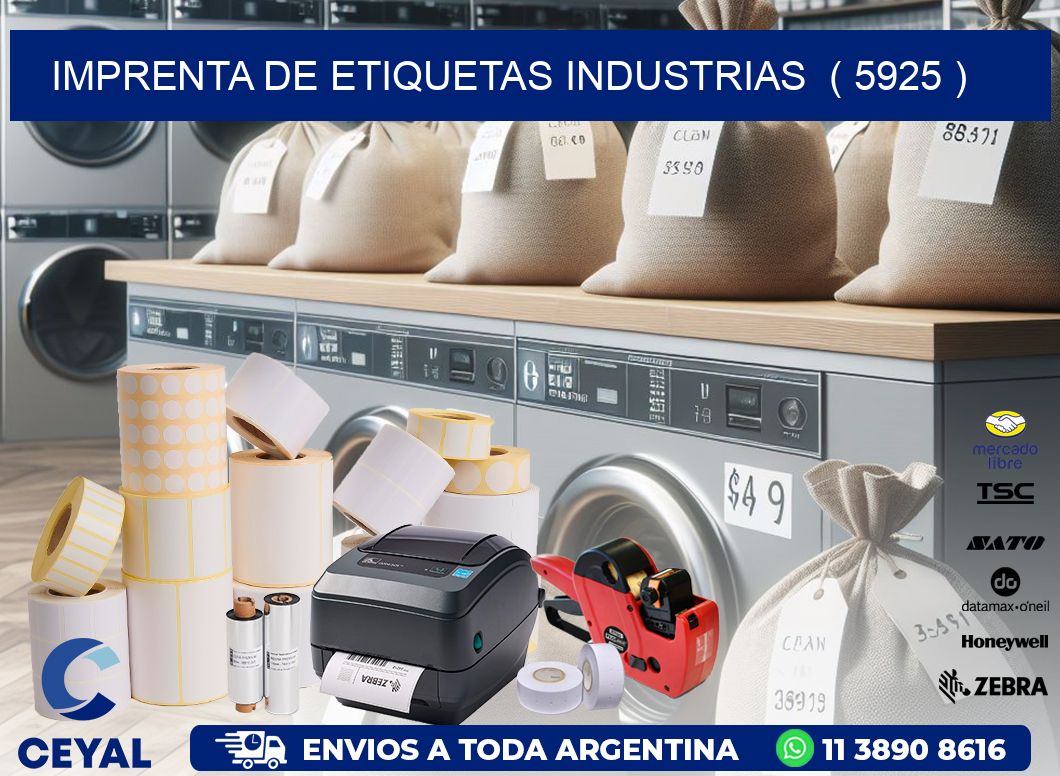 imprenta de etiquetas industrias  ( 5925 )