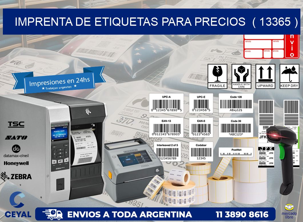 imprenta de etiquetas para precios ( 13365 )