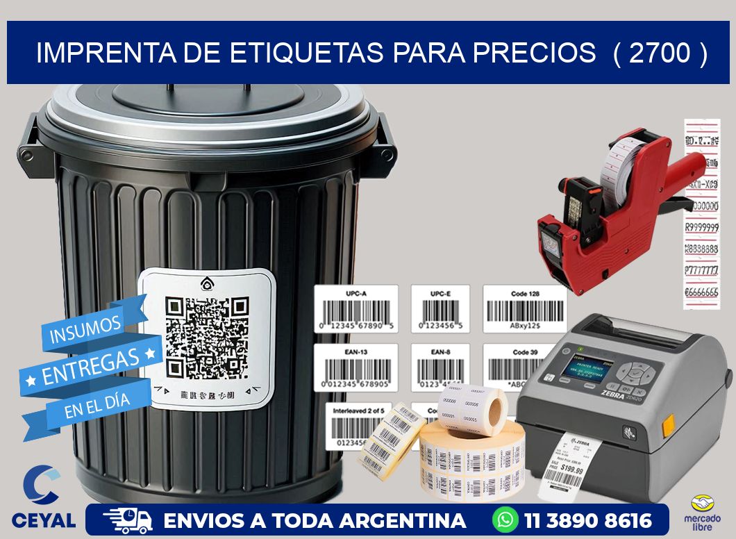 imprenta de etiquetas para precios  ( 2700 )