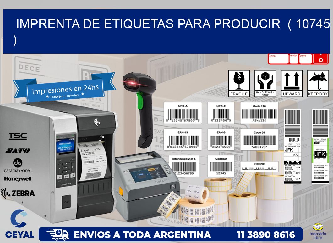 imprenta de etiquetas para producir ( 10745 )
