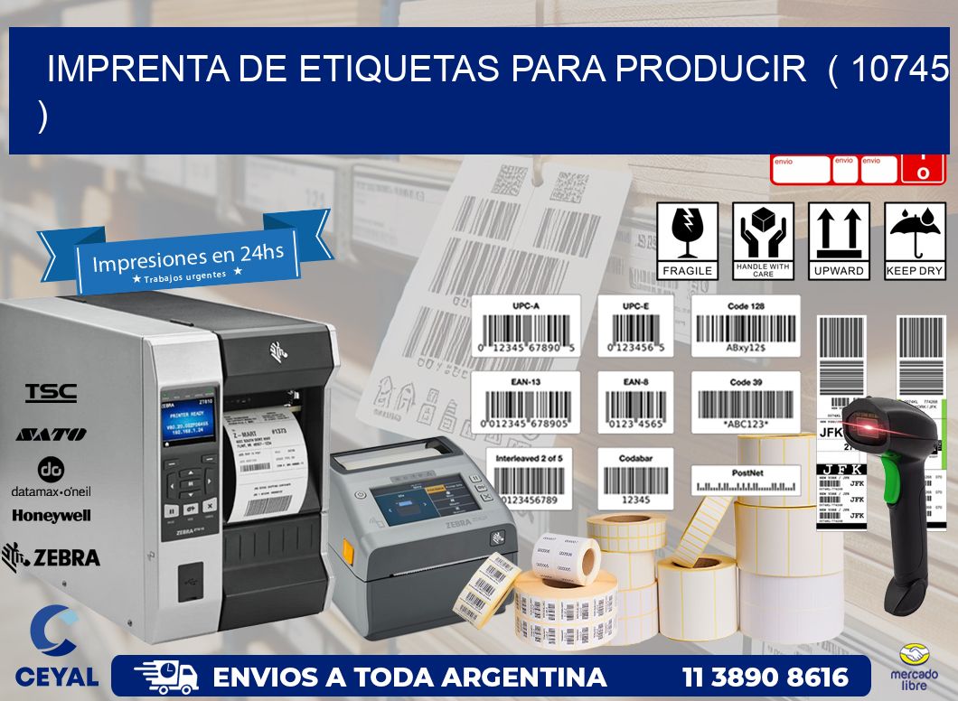 imprenta de etiquetas para producir ( 10745 )