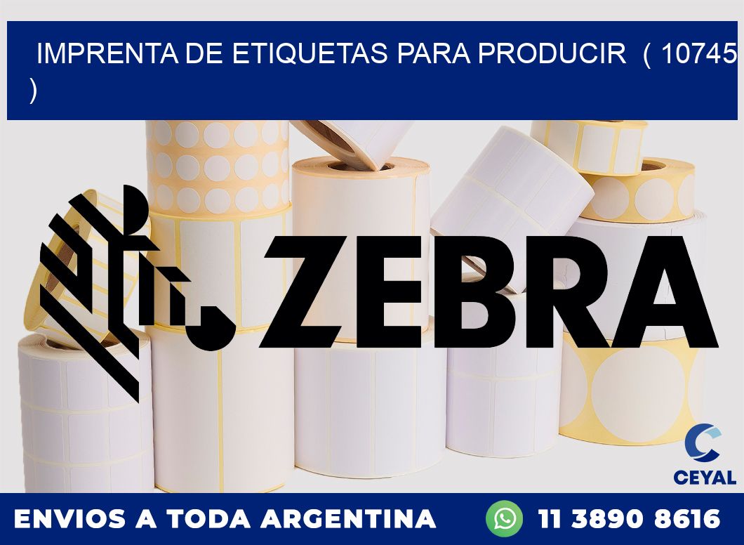 imprenta de etiquetas para producir ( 10745 )