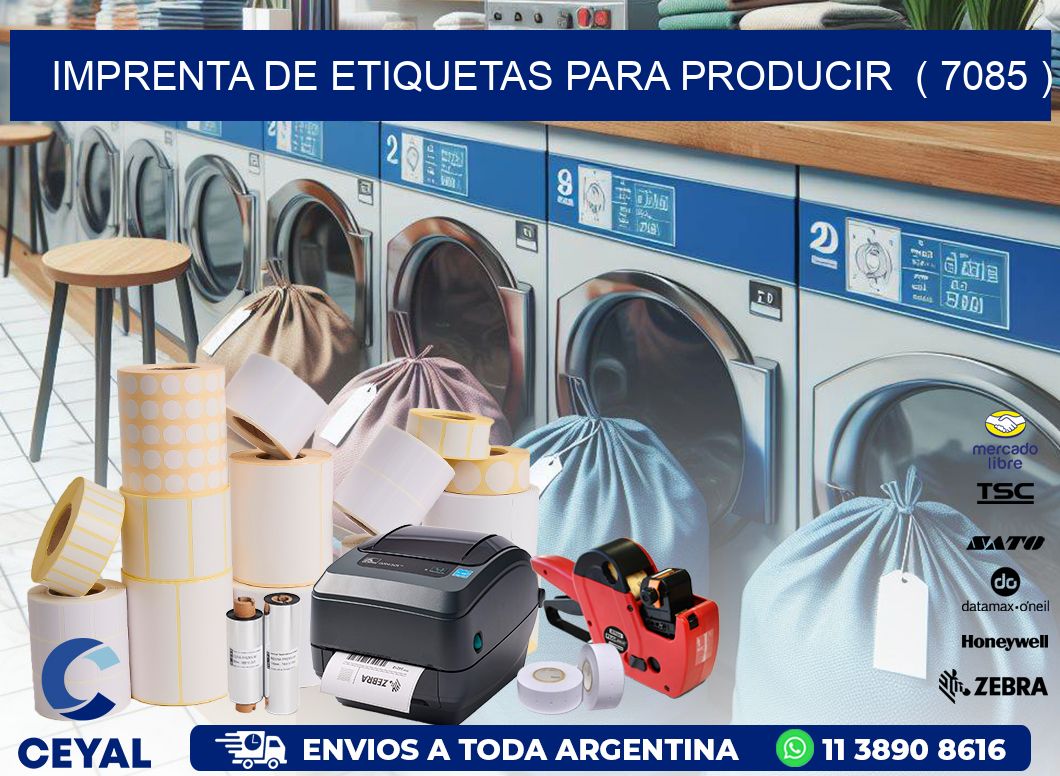 imprenta de etiquetas para producir ( 7085 )