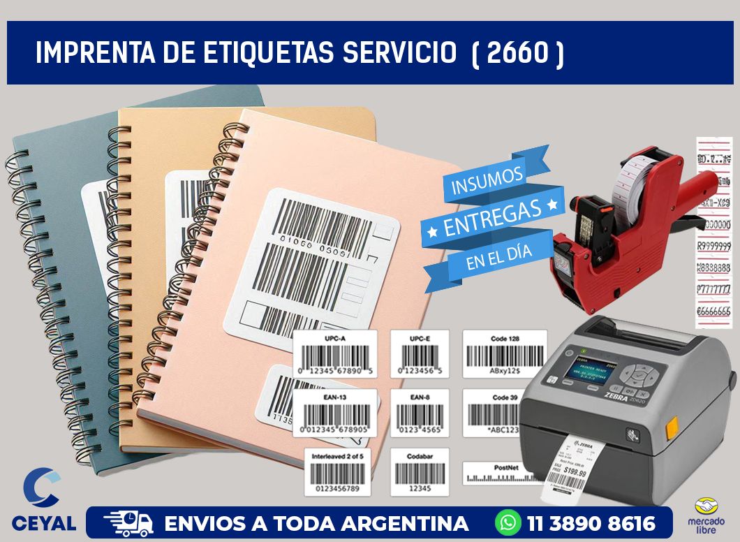 imprenta de etiquetas servicio ( 2660 )
