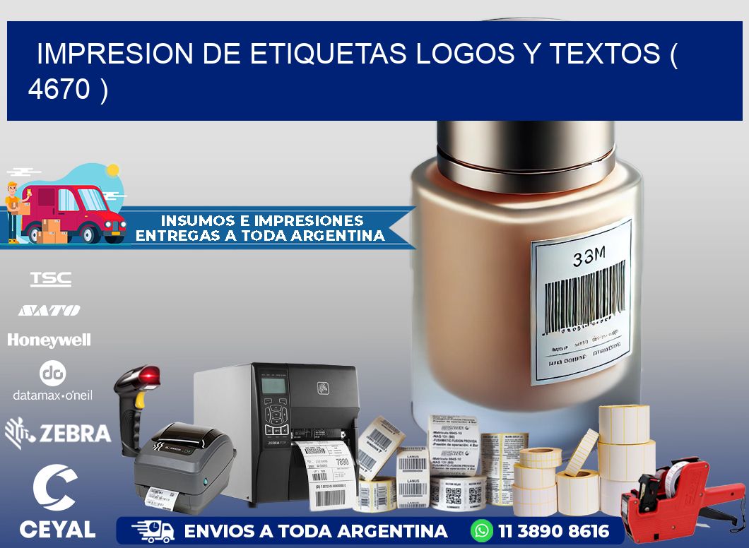 impresion de etiquetas logos y textos ( 4670 )