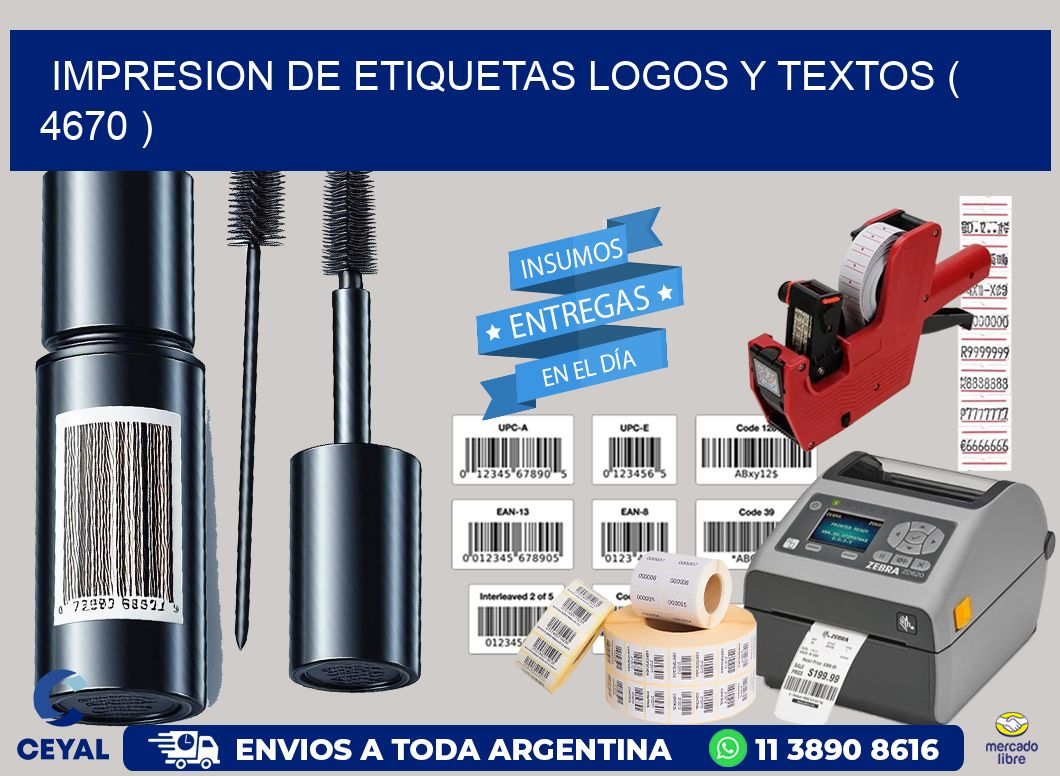 impresion de etiquetas logos y textos ( 4670 )