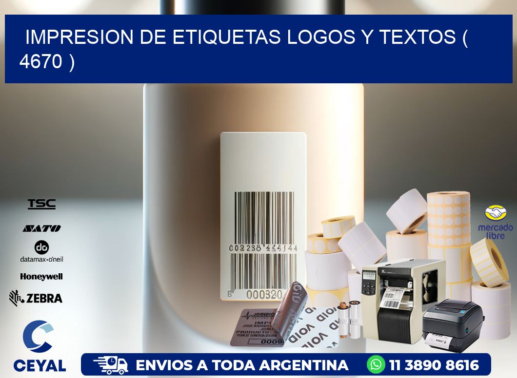 impresion de etiquetas logos y textos ( 4670 )