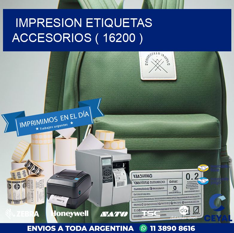 impresion etiquetas accesorios ( 16200 )