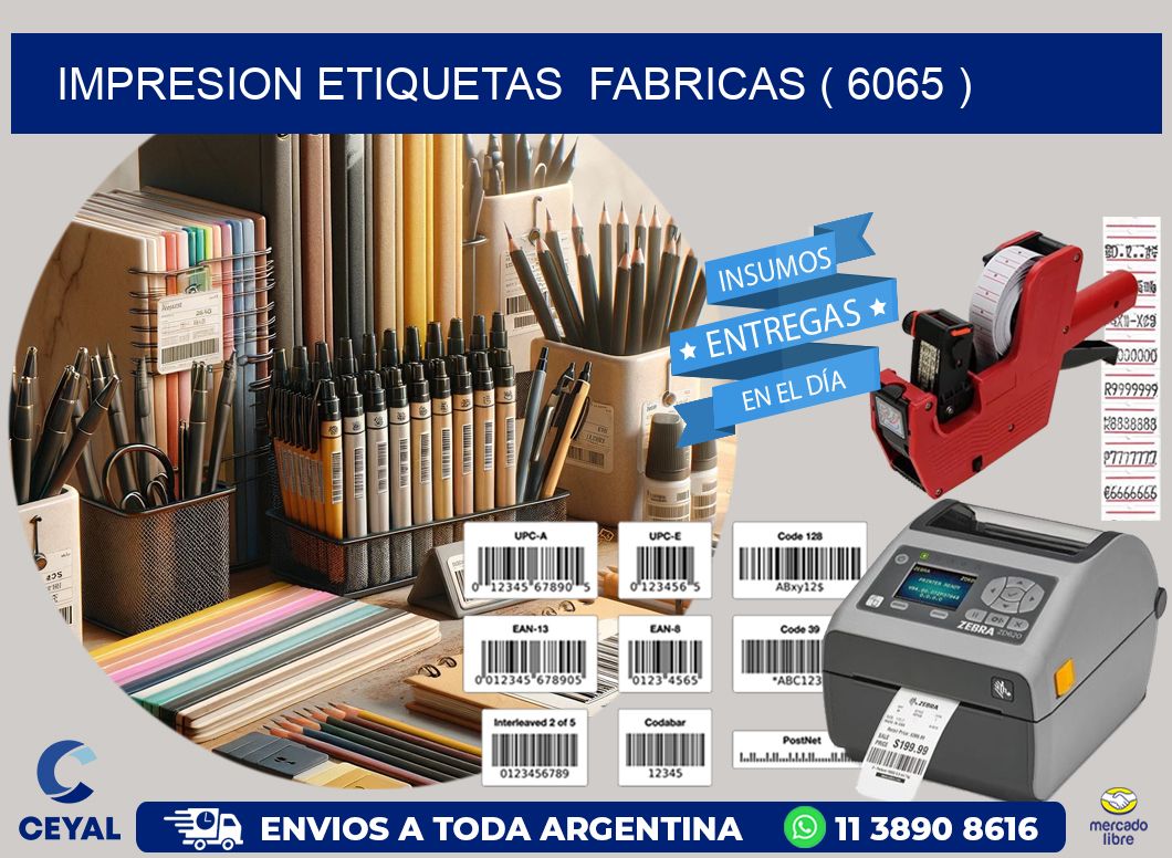 impresion etiquetas  fabricas ( 6065 )