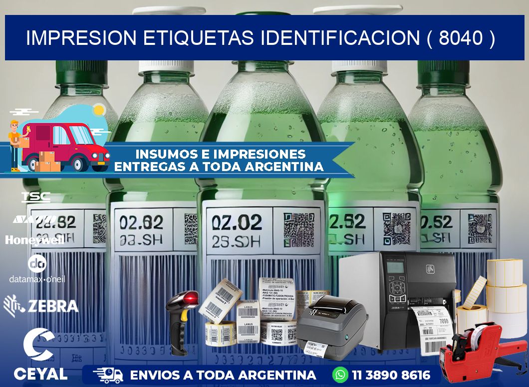 impresion etiquetas identificacion ( 8040 )