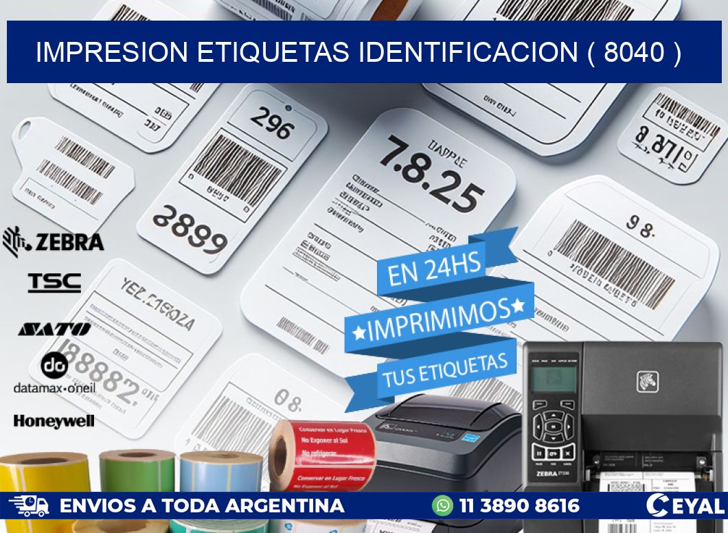 impresion etiquetas identificacion ( 8040 )