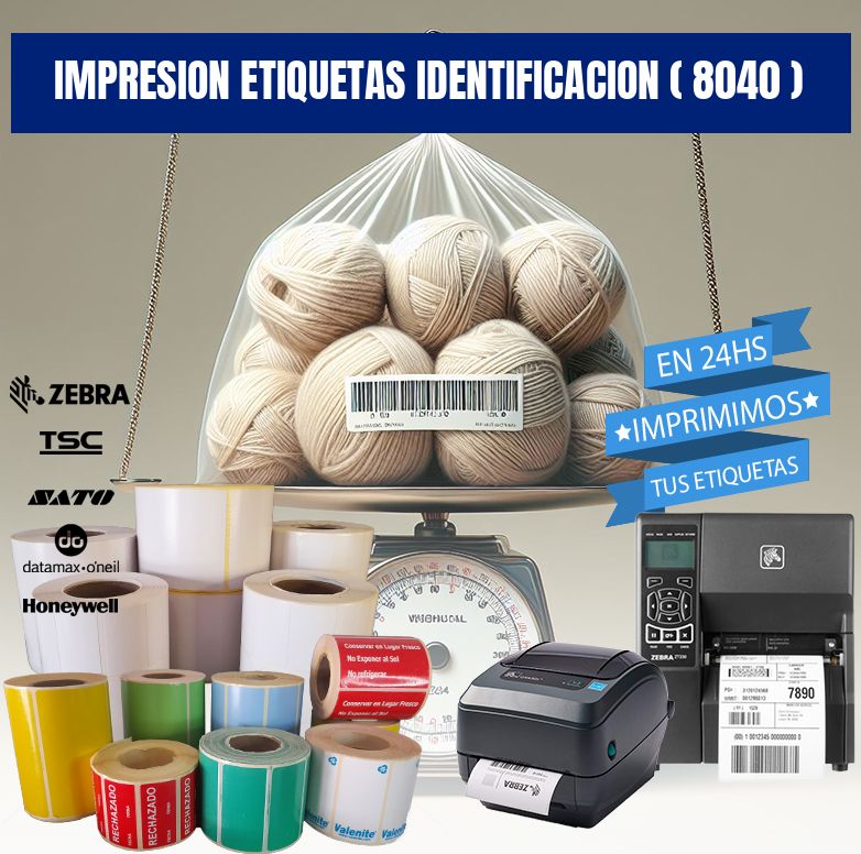 impresion etiquetas identificacion ( 8040 )