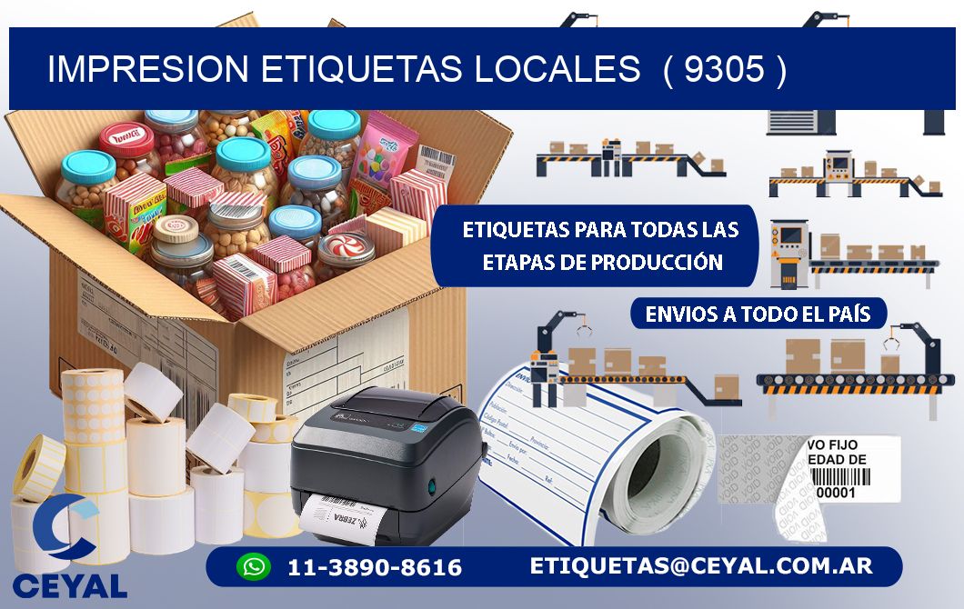 impresion etiquetas locales  ( 9305 )