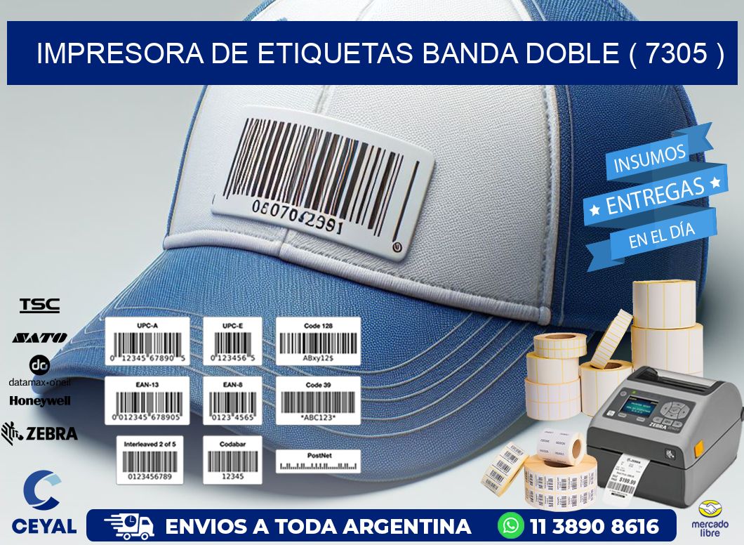impresora de etiquetas banda doble ( 7305 )