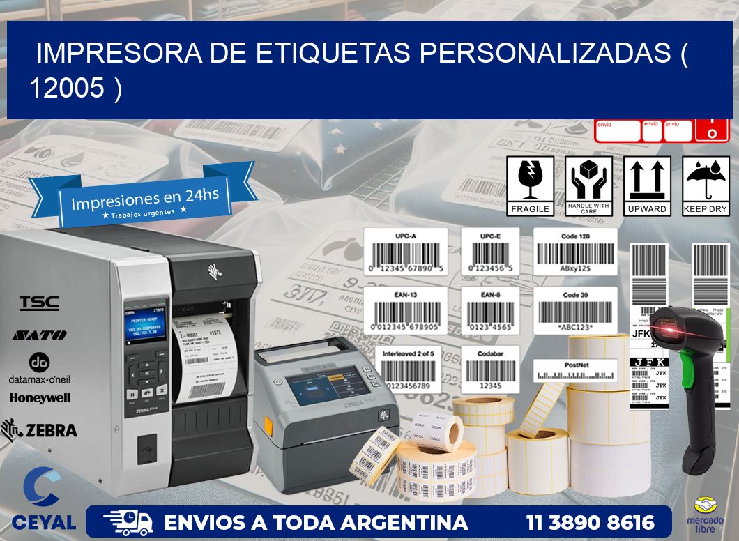 impresora de etiquetas personalizadas ( 12005 )