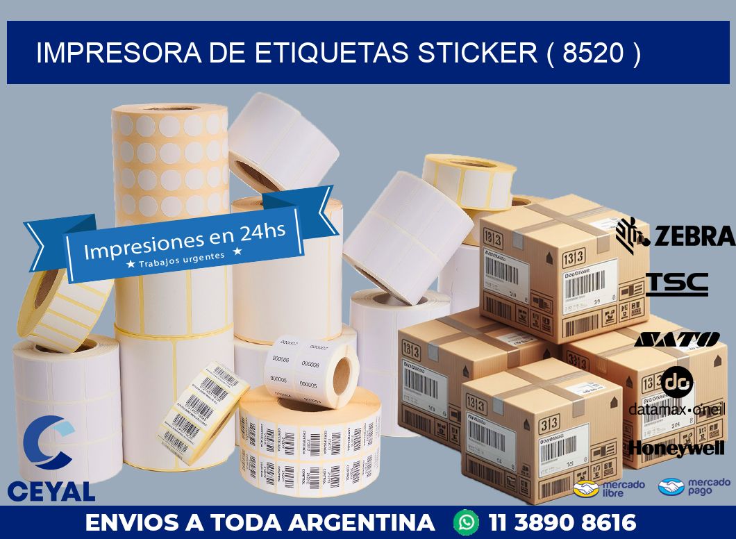 impresora de etiquetas sticker ( 8520 )